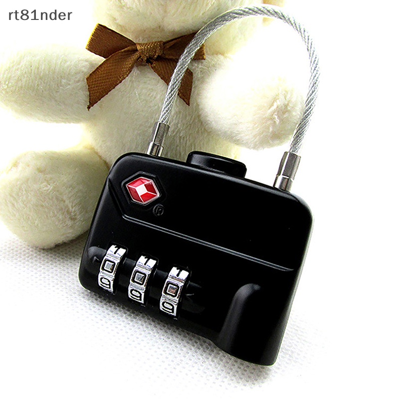 Rt 1 Ổ Khóa Vali Du Lịch Kết Hợp Dây Cáp