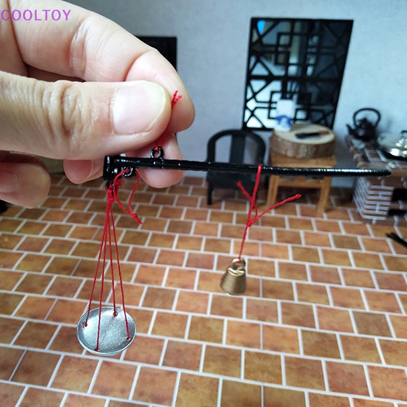 Cooltoy Mô Hình Nền Tảng Cân Bằng Bằng Thép Tỉ Lệ 1: 12 Trang Trí Nhà Búp Bê