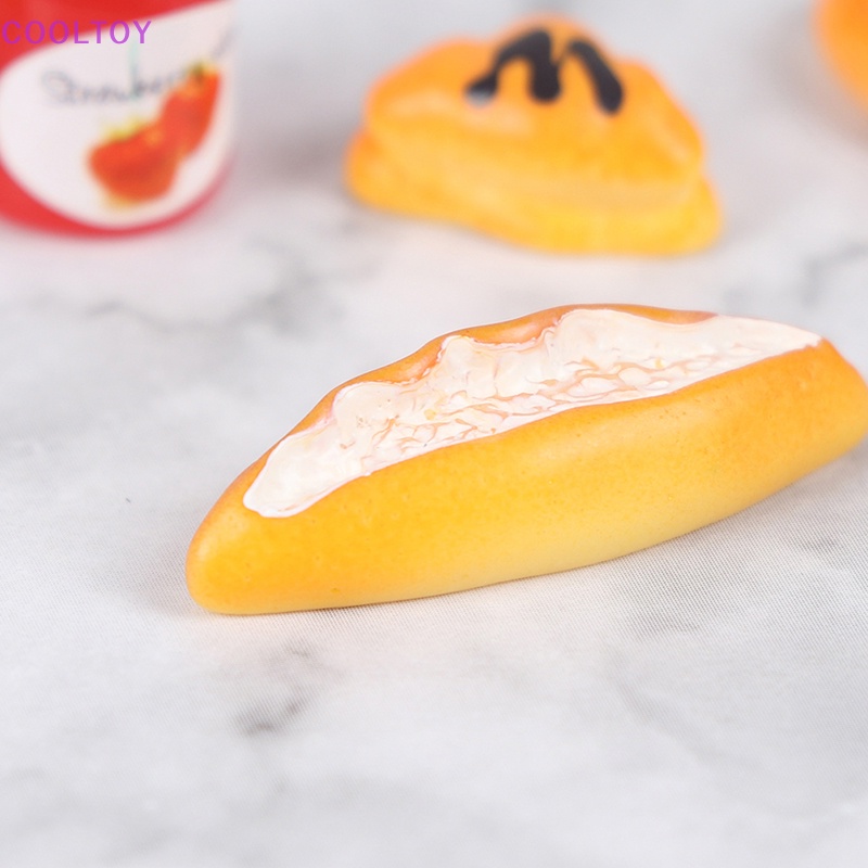 1 Set Giỏ Bánh Mì Sandwich Tỉ Lệ 1: 12 Trang Trí Nhà Búp Bê