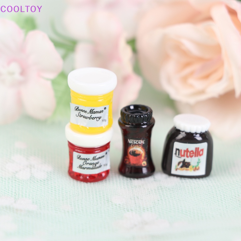 Bộ 4 Mô Hình Chai Salad 1: 12 Dùng Trang Trí Nhà Búp Bê