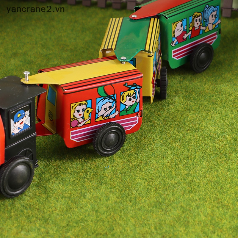 Đồ Chơi Robot Xe Lửa Bằng Thiếc Kiểu Retro Cổ Điển {yancrane2.vn} {YAN2}