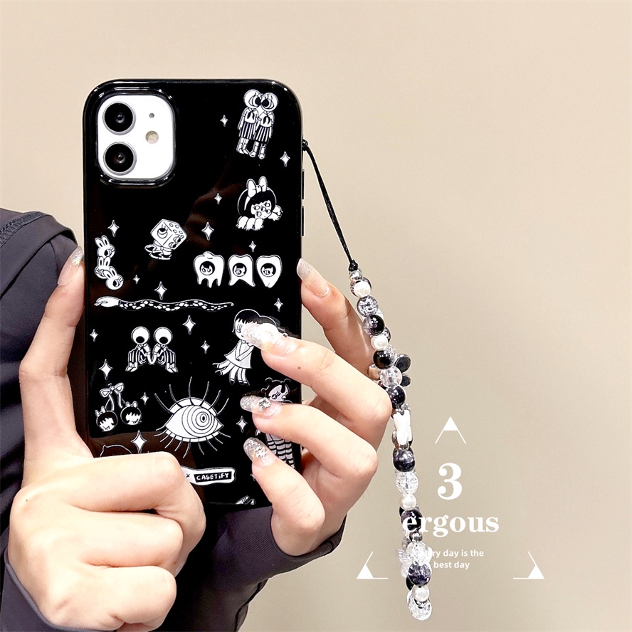 Ốp Điện Thoại TPU Mềm Họa Tiết Graffiti Màu Kẹo Sáng Tạo Cho IPhone 14 13 12 11 Pro Max SE2020 X XR Xs Max 7 8 6 6s Plus