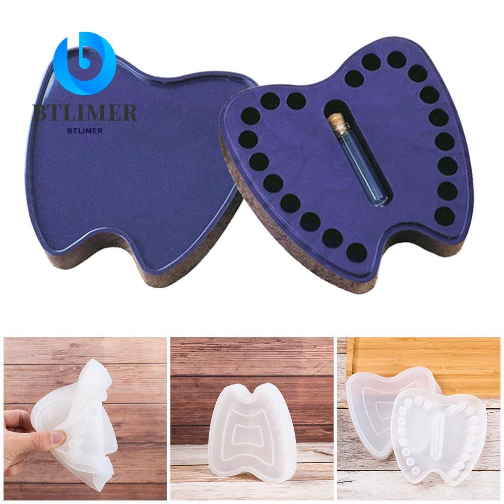 Khuôn Làm Hộp Đựng Răng Sữa Em Bé Bằng Resin Thủ Công Giá Đỡ