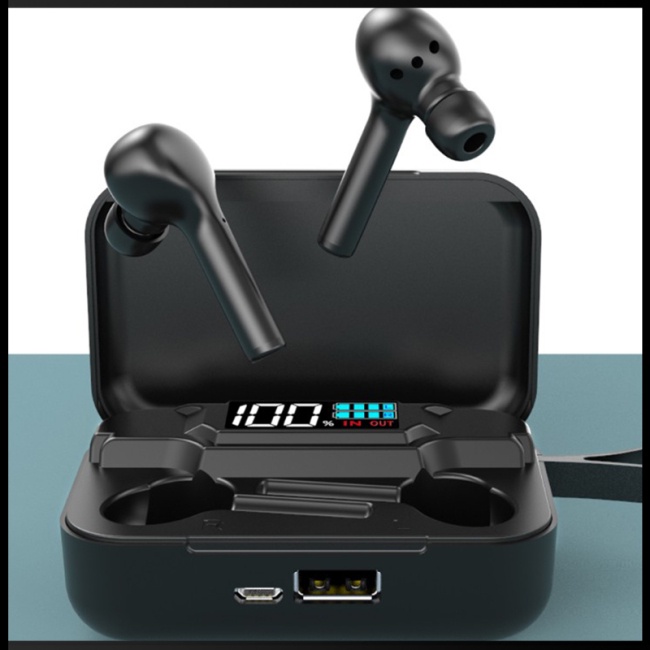 Tai Nghe Thể Thao Zevaret K18 Bluetooth 5.0 Không Dây Kỹ Thuật Số Kèm Hộp Sạc