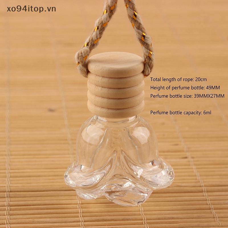 Xoitop Bình Hoa Thủy Tinh Trong Suốt Có Thể Bơm Đầy Lại Dùng Để Trang Trí Nội Thất Xe Hơi