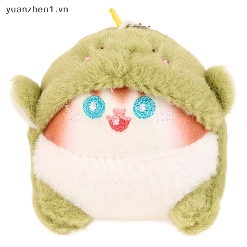 Móc Khóa Hình Mèo Nhồi Bông Mềm Mại Đáng Yêu