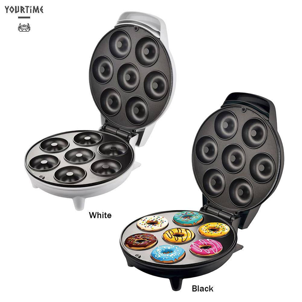 Máy Làm Bánh Donut Mini 110 / 240V 7 Lỗ 1200W Phích Cắm EU / US