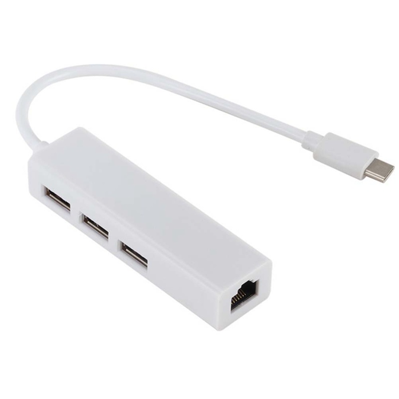 Bộ Chuyển Đổi Thẻ Mạng Lan Rj45 Ethernet 3 Cổng USB 2.0 Sang USB 2.0 100GbE