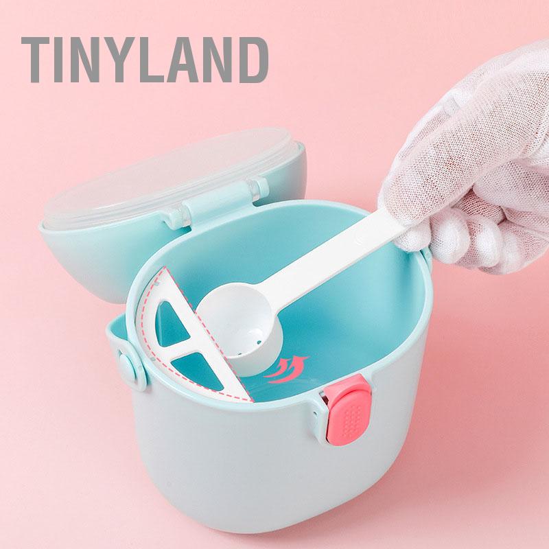 MONEY TinyLand Bình đựng sữa bột cho bé Hộp lưu trữ đồ ăn nhẹ trái cây dung tích lớn dễ thương du lịch