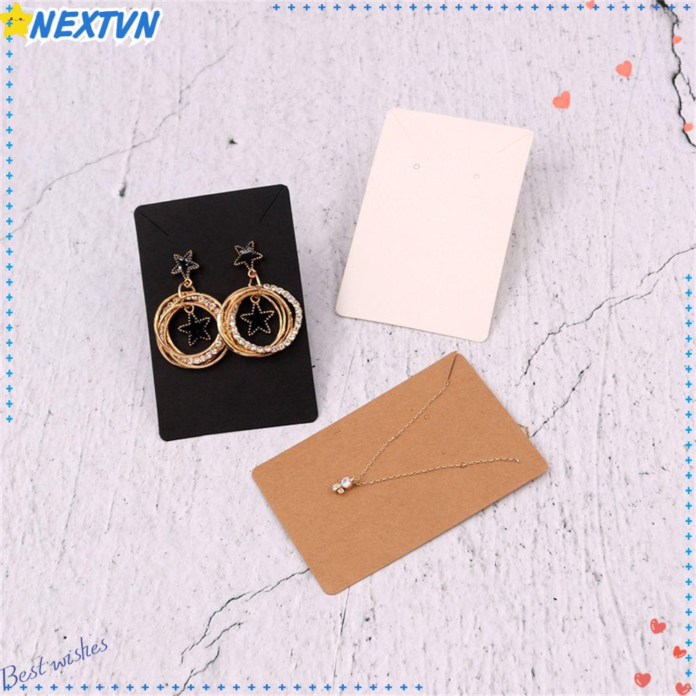 Set 100 Tấm Thẻ Giấy Trưng Bày Bông Tai Chuyên Dụng