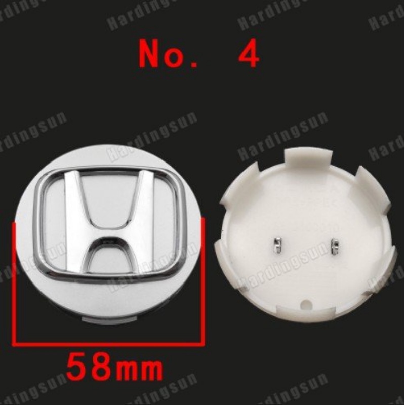 1 Nắp Logo Trang Trí Vành Bánh Xe Hơi Honda 58mm 62MM 69MM