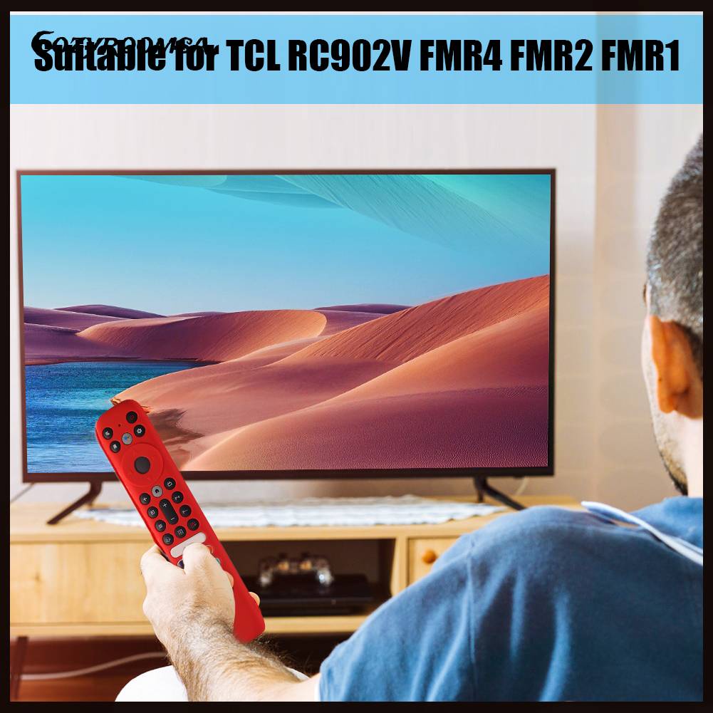 Vỏ Bọc Điều Khiển Từ Xa Bằng Silicone Có Dây Đeo Cho TCL RC902V FMR1 FMR2 FMR4