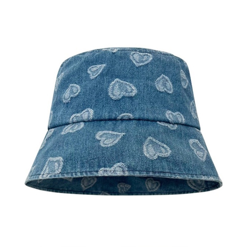 Nón Tai Bèo Họa Tiết Trái Tim Ngọt Ngào Thời Trang Xuân Hè Cho Nữ