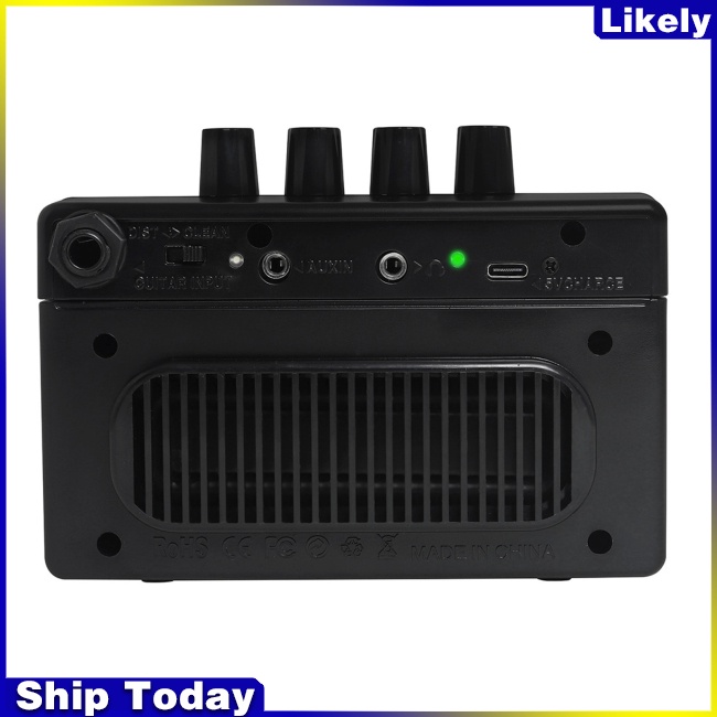 Loa Khuếch Đại Âm Thanh Mini 5w Di Động Tiện Dụng Cho Đàn Guitar Điện / Biểu Diễn Ngoài