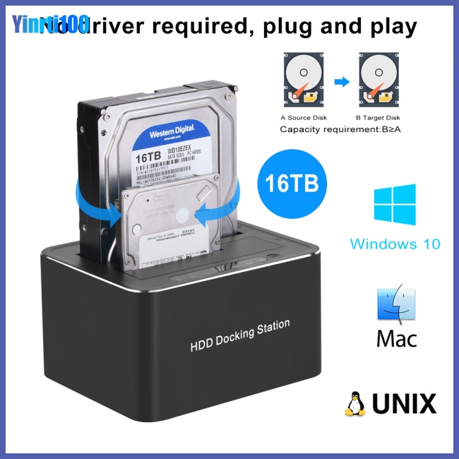 Đế Gắn Ổ Cứng Usb 3.0 2.5 / 3.5 Inch Hdd Chuyên Dụng