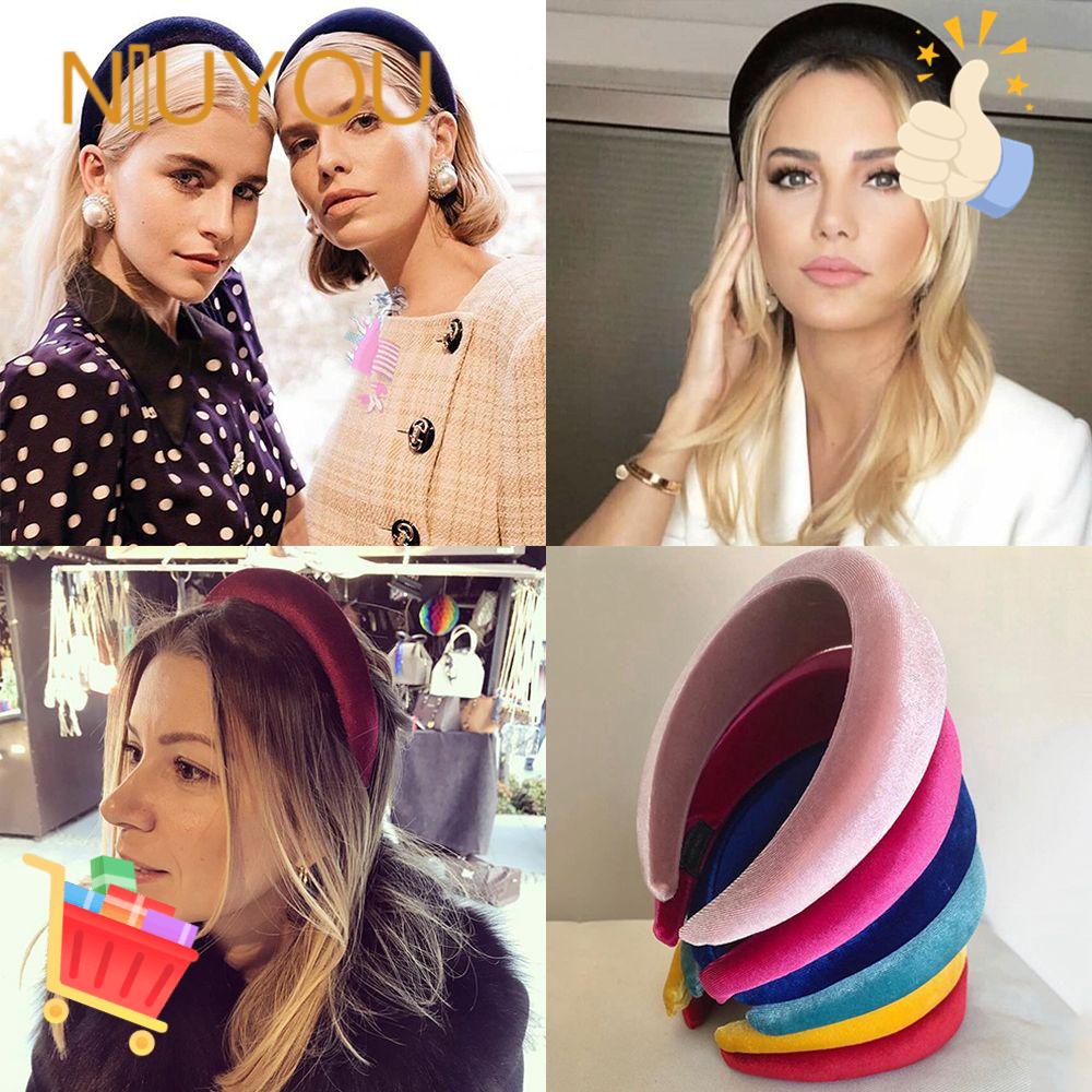 Băng Đô Cài Tóc Bằng Xốp Dày Dặn Đơn Giản Ngọt Ngào Cho Nữ