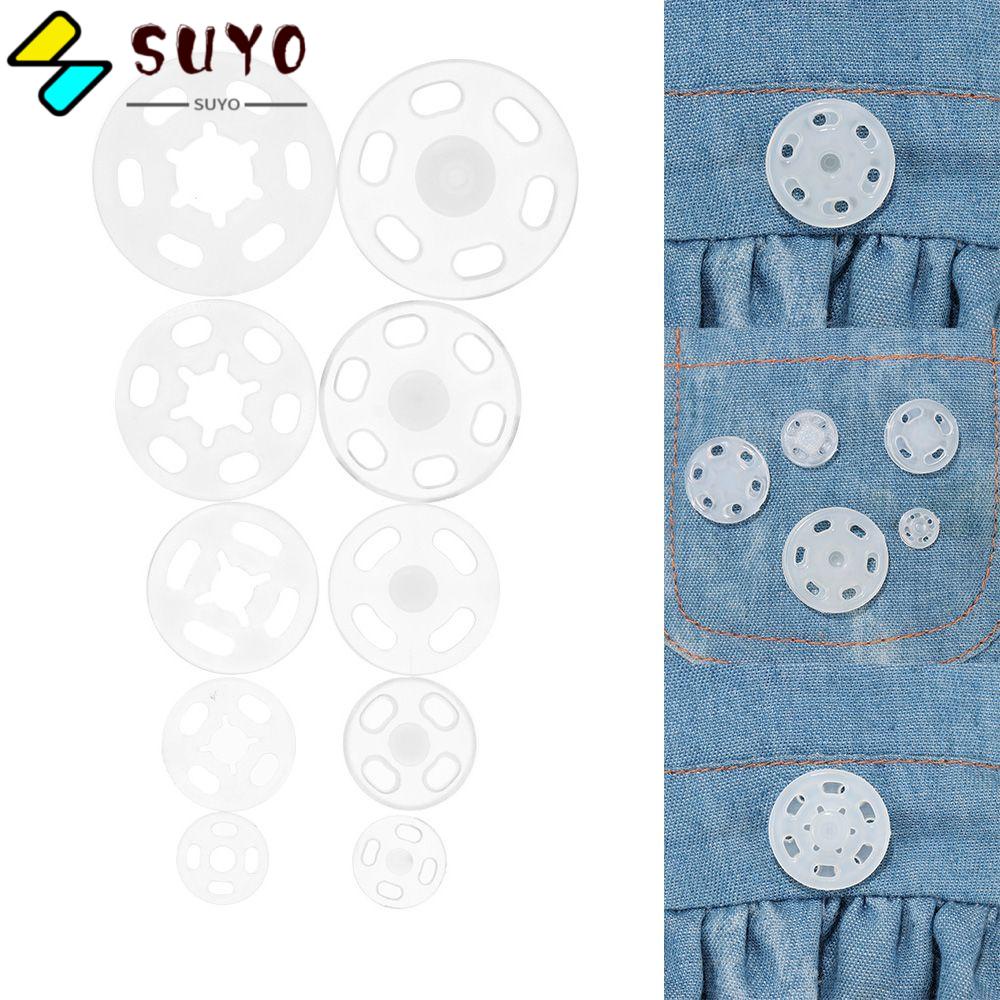 SUYO Bộ 100 Nút Bấm Làm Đồ Thủ Công DIY Tiện Dụng