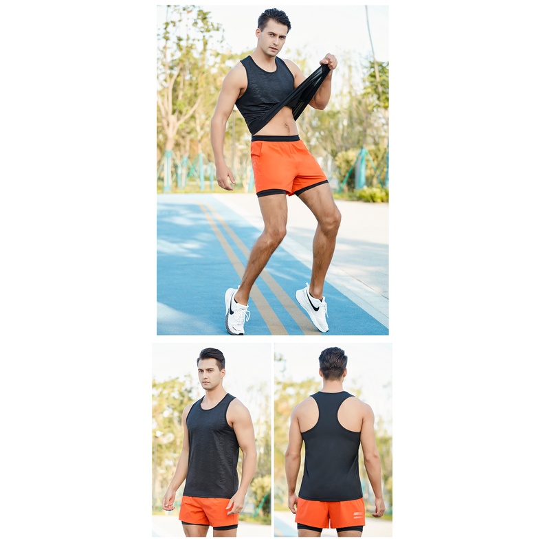 Áo Ba Lỗ Thể Thao Màu Sắc Thời Trang Mùa Hè Thoáng Khí Nhanh Khô Cho Nam