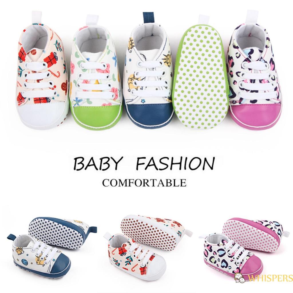 Whispers-giày Đi Bộ Vải Canvas Chống Trượt In Họa Tiết Hành Tinh Hoa Hành Tinh Bánh Gừng