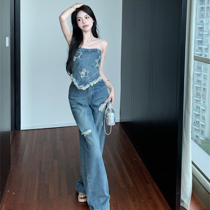 Áo Ống Phối Tua Rua Dáng Ôm Thời Trang Mùa Hè Quyến Rũ Dễ Phối Đồ Cho Nữ