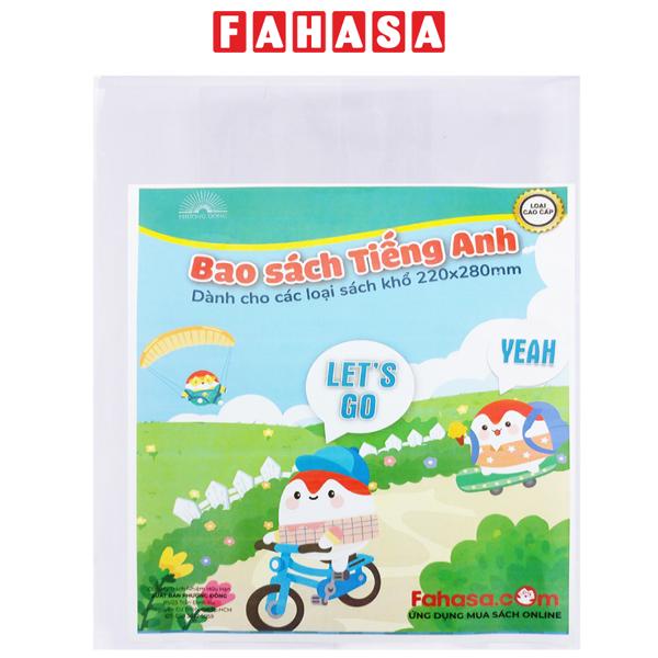 Bao Sách Tiếng Anh Let's Go - Dành Cho Các Loại Sách Khổ 220x280mm - Fahasa