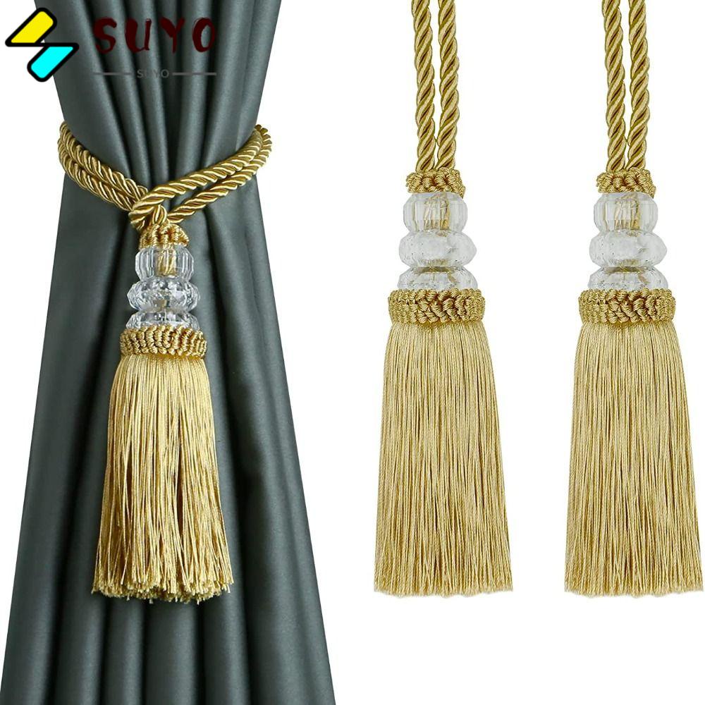 Suyo Dây Buộc Rèm Cửa Tua Rua Có Móc|Dây Buộc Rèm Cửa Bằng Tay Tiện Dụng