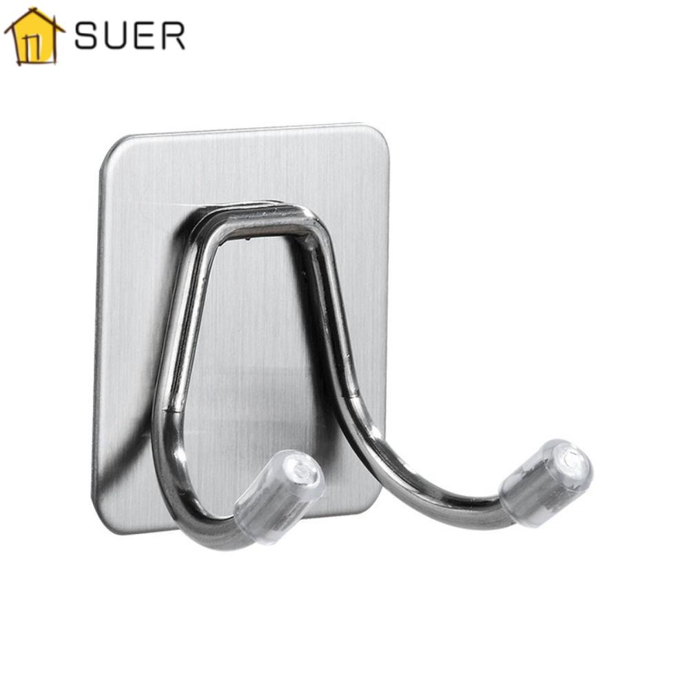 Móc Treo Khăn Tắm Dán Tường Bằng Thép Không Gỉ Hình Vuông