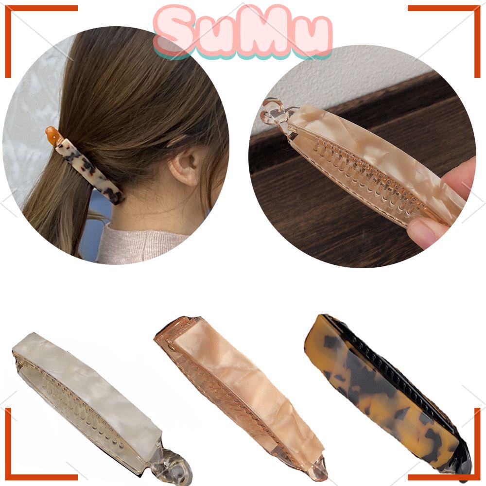 Kẹp Tóc Đuôi Ngựa Thiết Kế Đơn Giản Thời Trang Theo Phong Cách Vintage