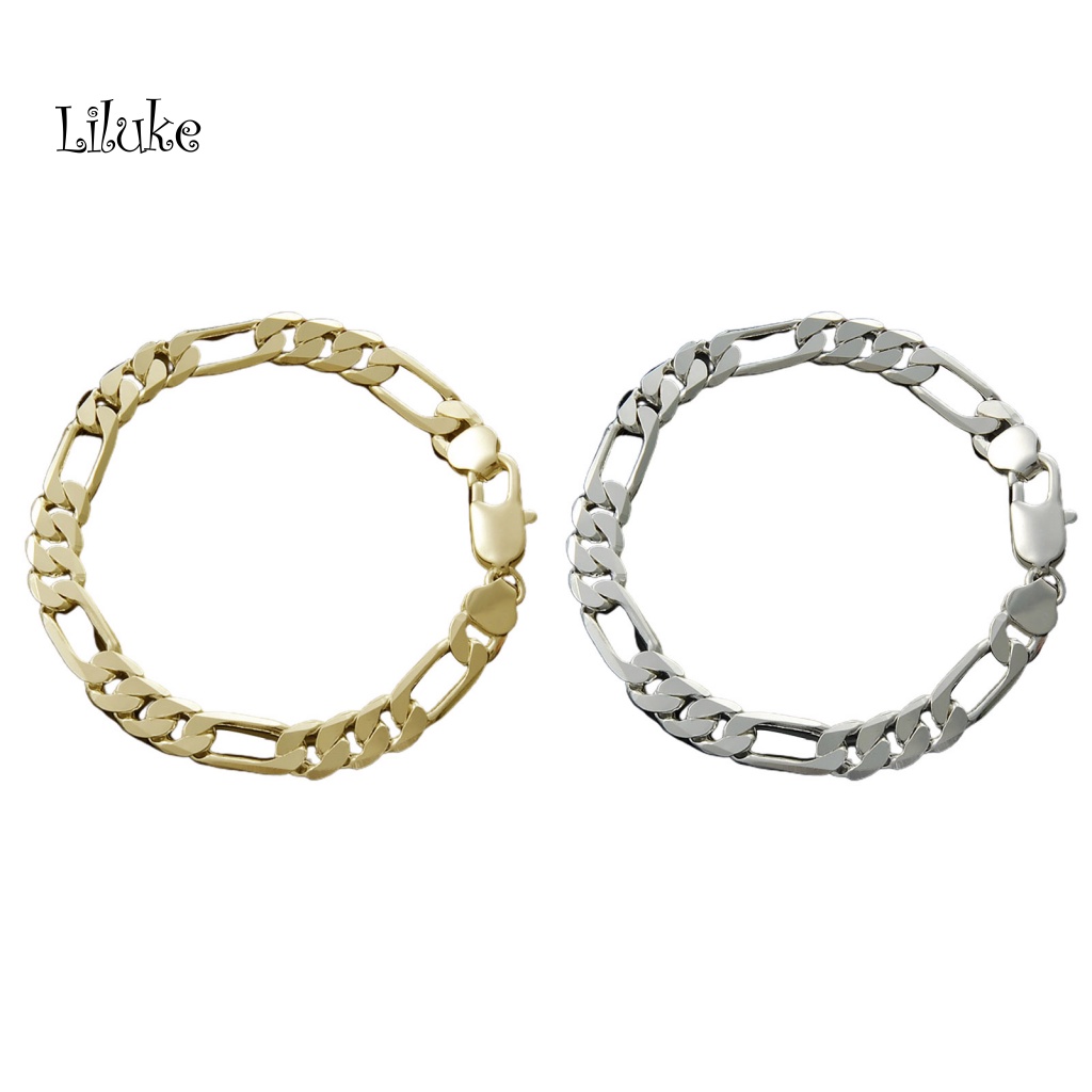 Vòng Tay Hợp Kim Mạ Bạc Màu Sắc Cá Tính Cho Nam