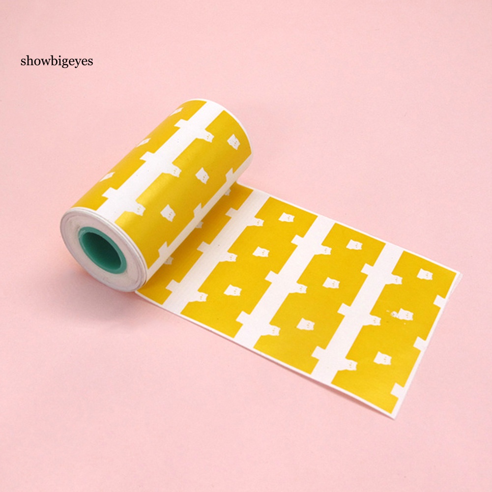 Bộ 3 Cuộn Giấy Dán Tự Dính Hình Gấu Dễ Thương Dùng Trang Trí