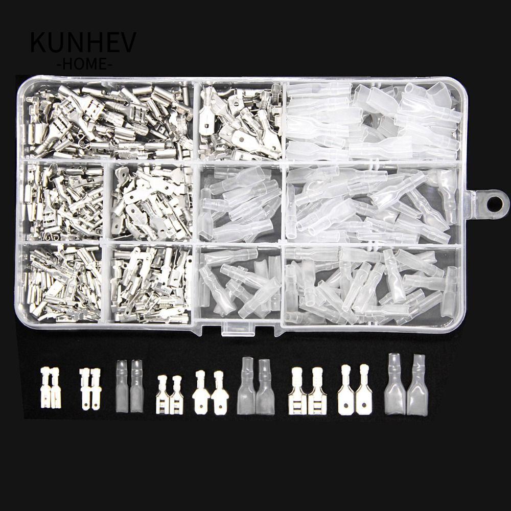 KUNHEV Set 360 Đầu Nối Cách Điện Nhanh 2.8 / 4.8 / 6.3mm Cho Loa Xe Hơi