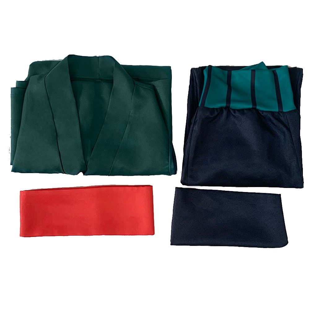 Bộ Trang Phục 4 Món Hóa Trang Nhân Vật Rosoa zoro Trong Phim Hoạt Hình one piece