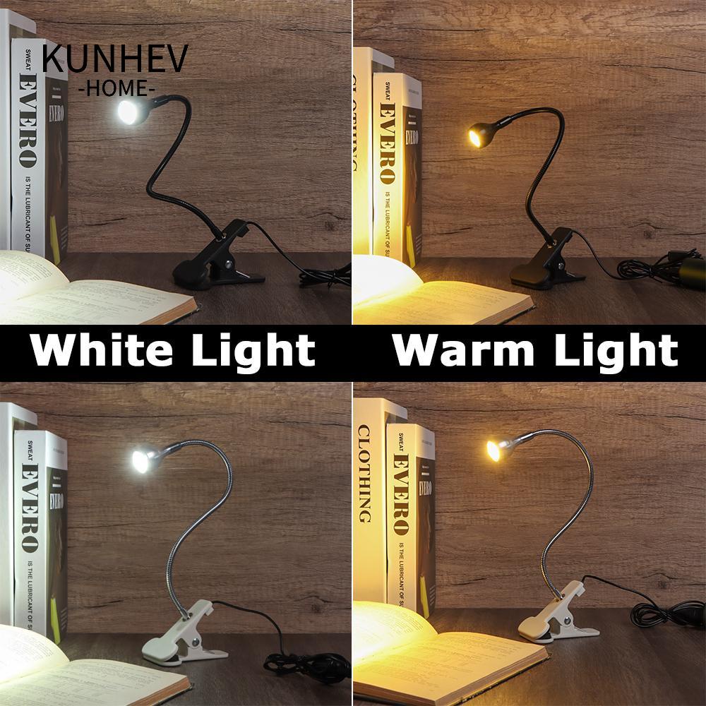 KUNHEV Đèn LED Để Bàn Siêu Sáng Có Kẹp Linh Hoạt