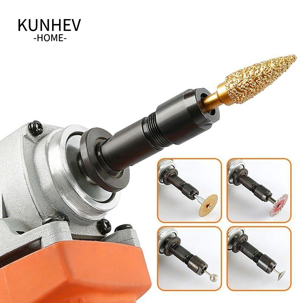 KUNHEV Đầu Chuyển Đổi Máy Mài Góc 3mm / 6mm Bằng Thép Carbon Chất Lượng Cao