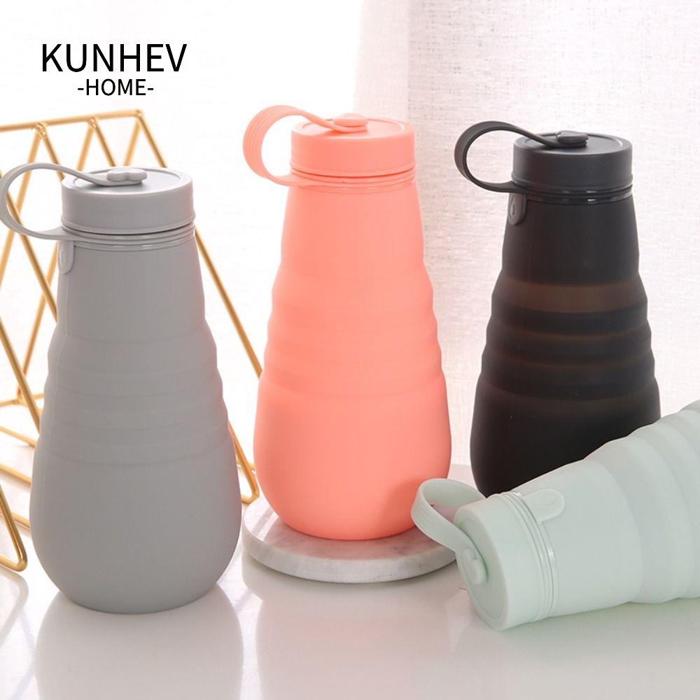 KUNHEV Cốc Nén Bằng Silica Gel Thiết Kế Nhỏ Gọn Tiện Dụng Mang Theo Du Lịch / Leo Núi