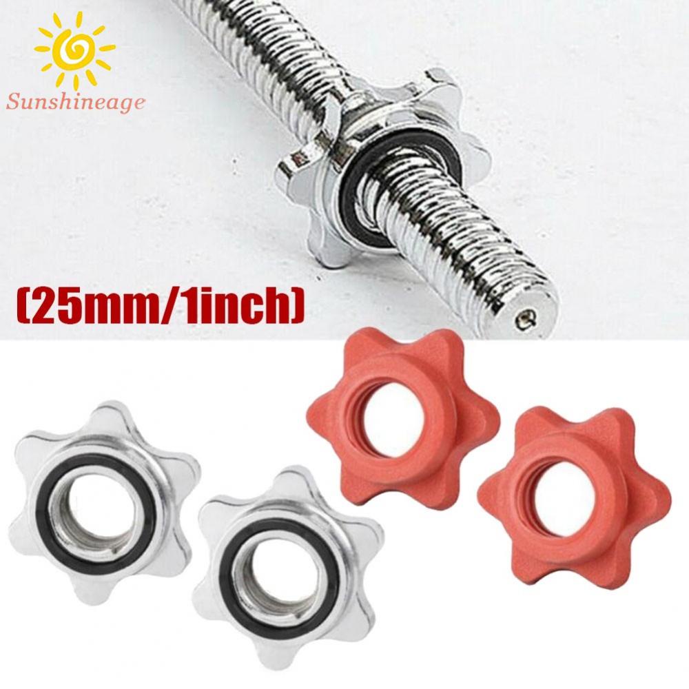 Set 2 Đai Ốc Khóa Kẹp Thanh Tạ Dạng Xoay Tiện Dụng