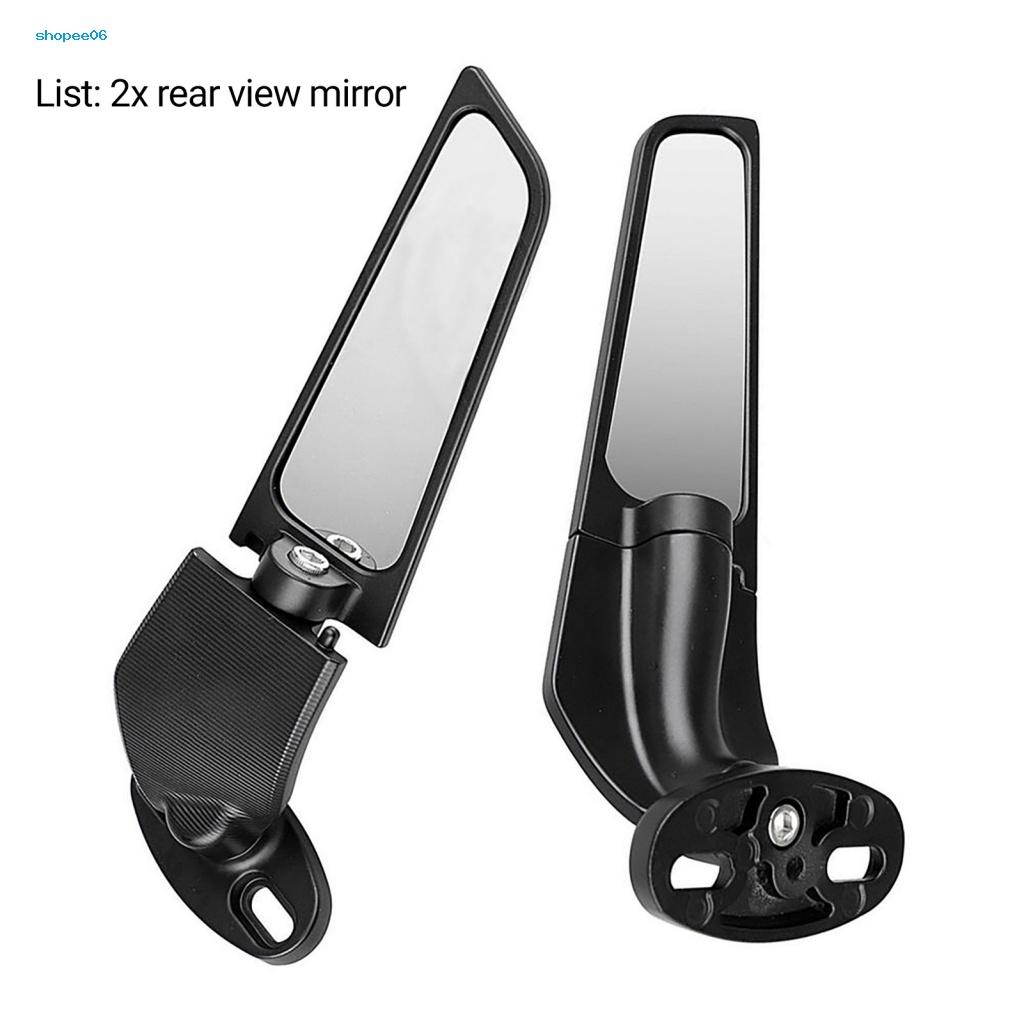 1 Cặp Gương Chiếu Hậu Xoay Điều Chỉnh Được Cho Honda CBR1000RR CBR600RR CBR 250R 300R 400RR 500R