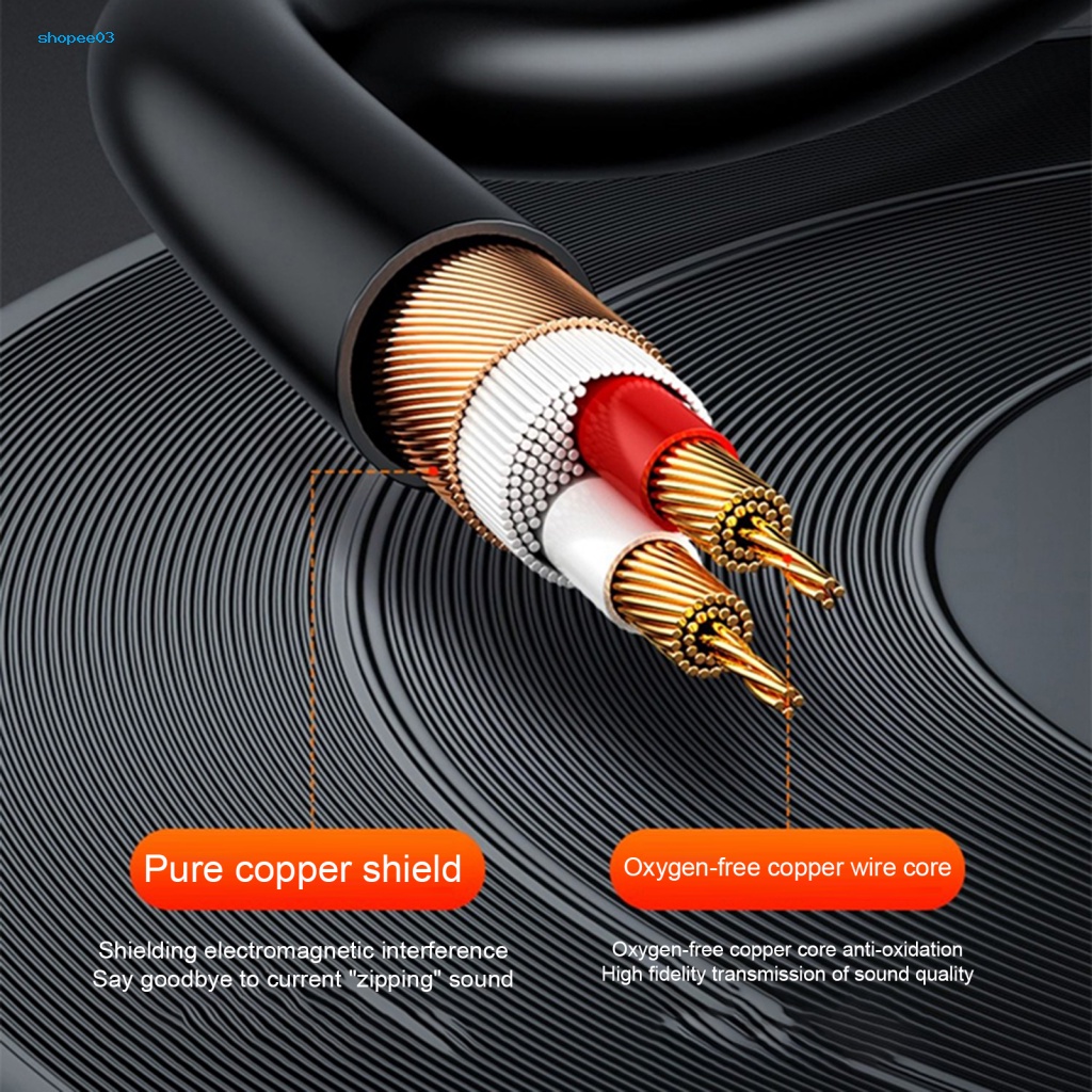 Dây Cáp Chuyển Đổi Âm Thanh HiFi 6.5mm Sang Dual RCA Chuyên Dụng