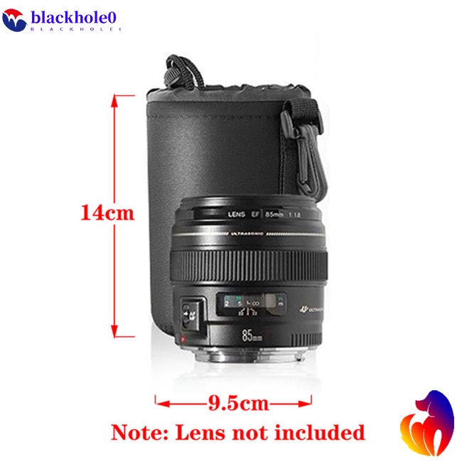 Túi Đựng Ống Kính Máy Ảnh DSLR Chất Liệu Cao Su Tổng Hợp Mềm Chống Thấm Nước Có 4 Size S M L XL