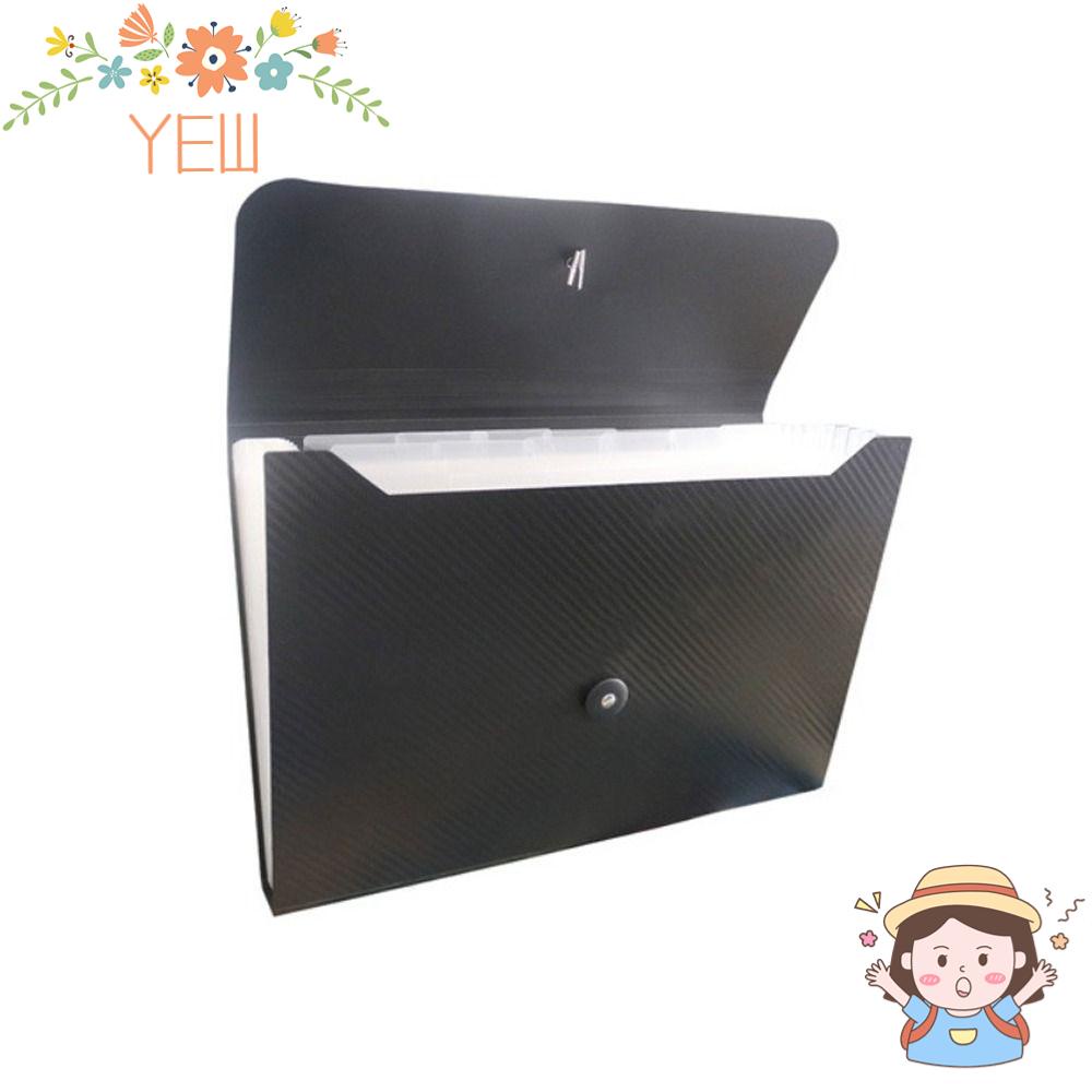 1 Kẹp Giữ Tài Liệu Màu Đen Co Giãn Tiện Dụng Cho Trường Học / Văn Phòng