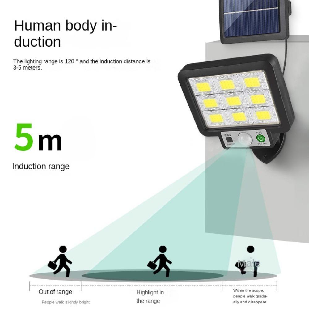 LONTIME Đèn LED Năng Lượng Mặt Trời Chống Thấm Nước Điều Khiển Từ Xa Gắn Cầu Thang Trang Trí Sân Vườn
