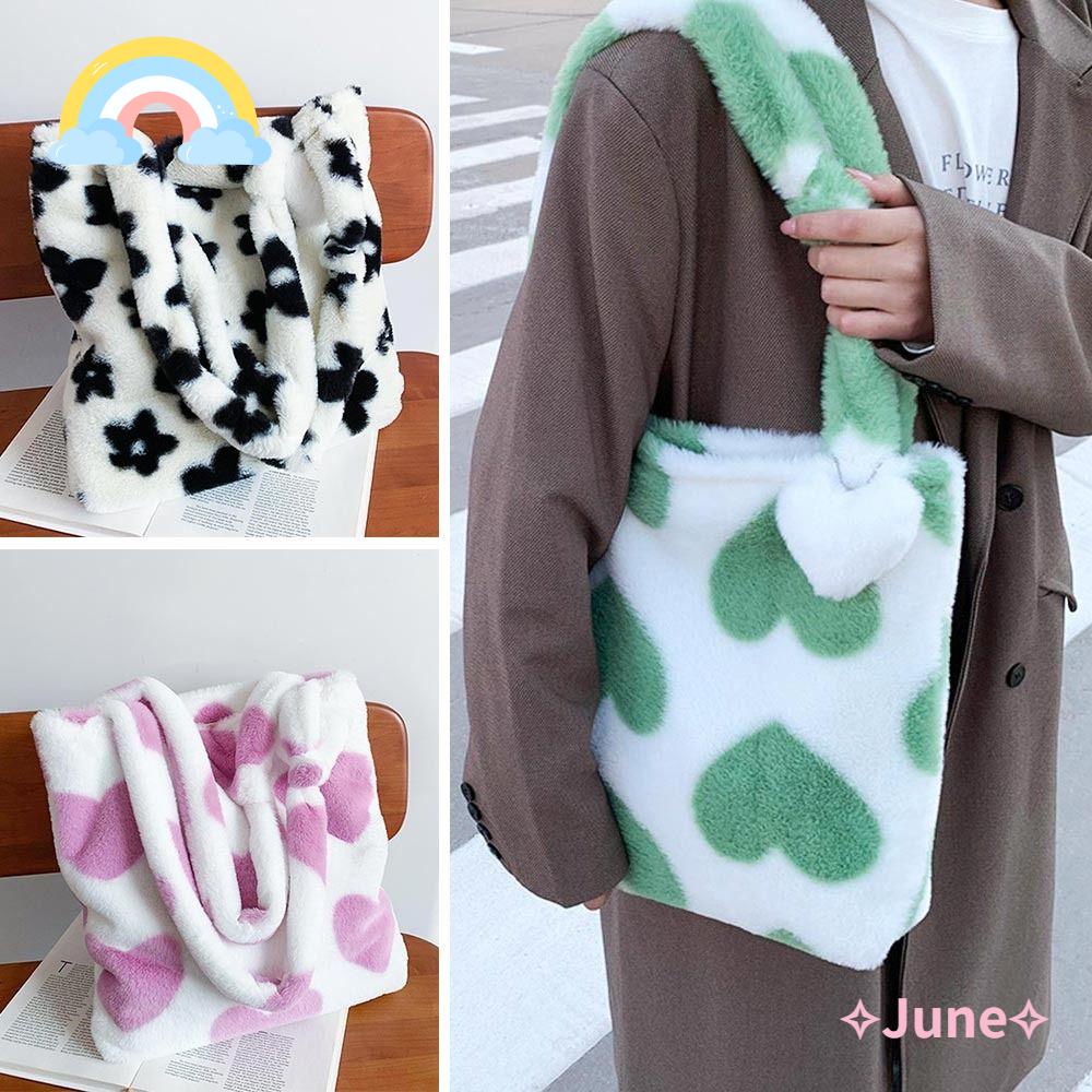 Túi Xách Đeo Vai Phủ Bông Thời Trang Mùa Đông Sành Điệu