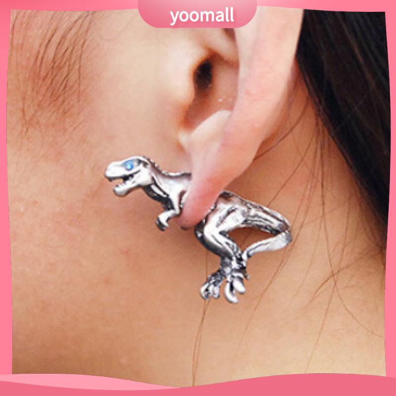 [YM] Khuyên Tai Xỏ Hình Khủng Long Ba Chiều Cá Tính Thời Trang Harajuku