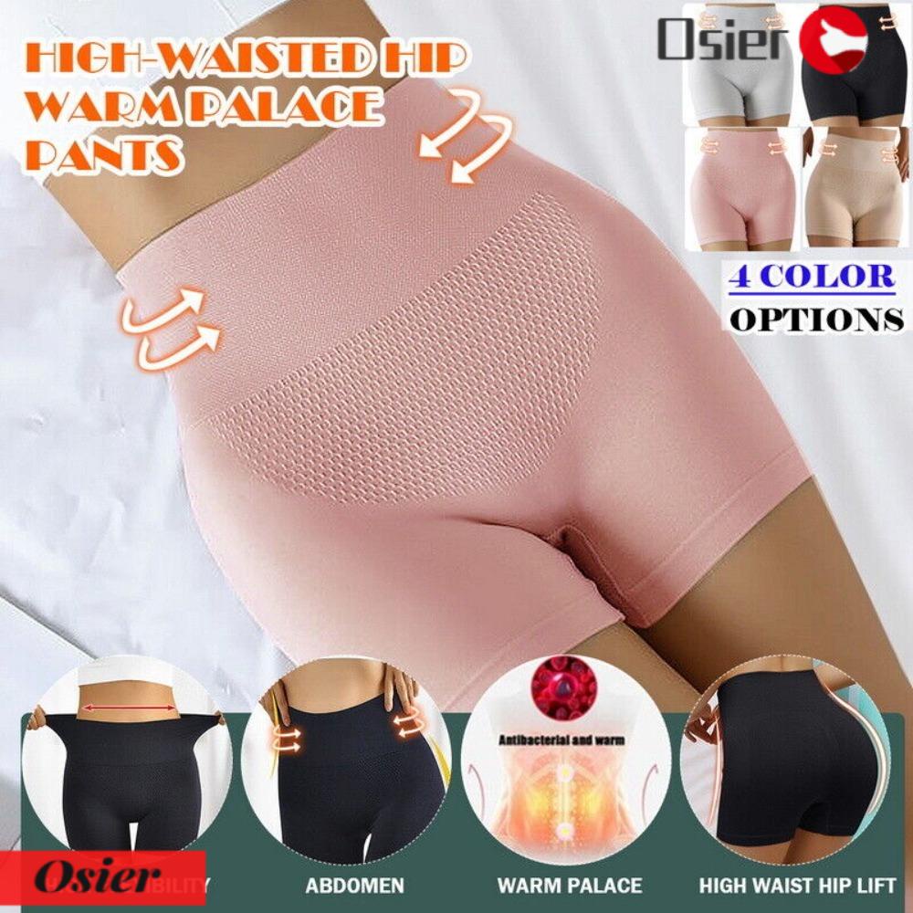 OSIER1 1 Quần Short Lưng Cao Co Giãn Mềm Mại Chống Chảy Xệ An Toàn Cho Nữ