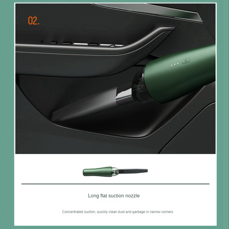 Máy Hút Bụi Cầm Tay Không Dây 6000Pa Cho Xe Hơi / Nhà Cửa / Văn Phòng