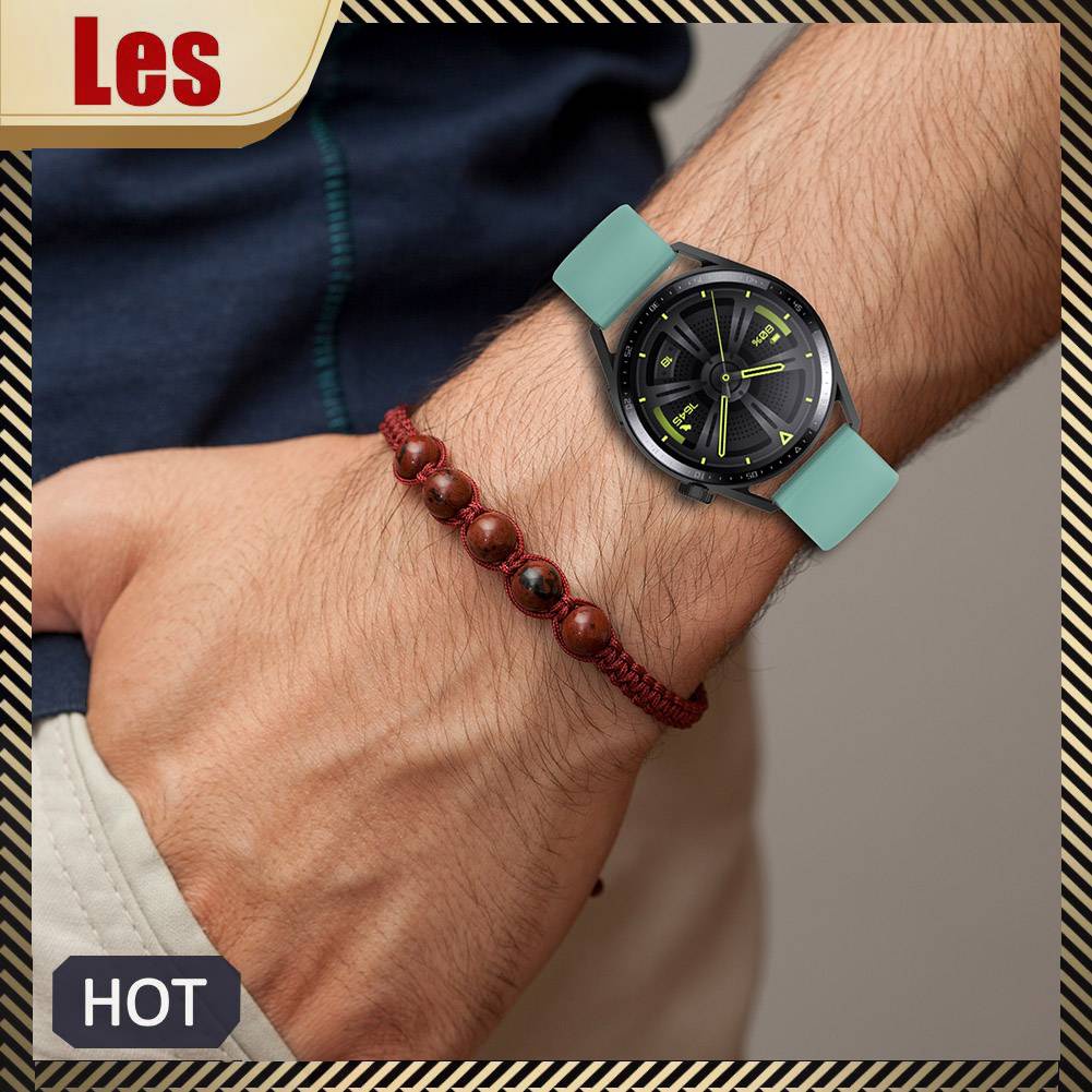 Dây Đeo Đồng Hồ Thể Thao Bằng Silicone Mềm 22mm Cho Huawei GT3 GT2