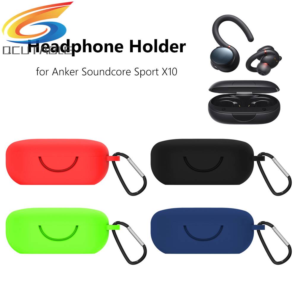 Vỏ Silicon Mềm Bảo Vệ Hộp Sạc Tai Nghe Anker Soundcore Sport X10