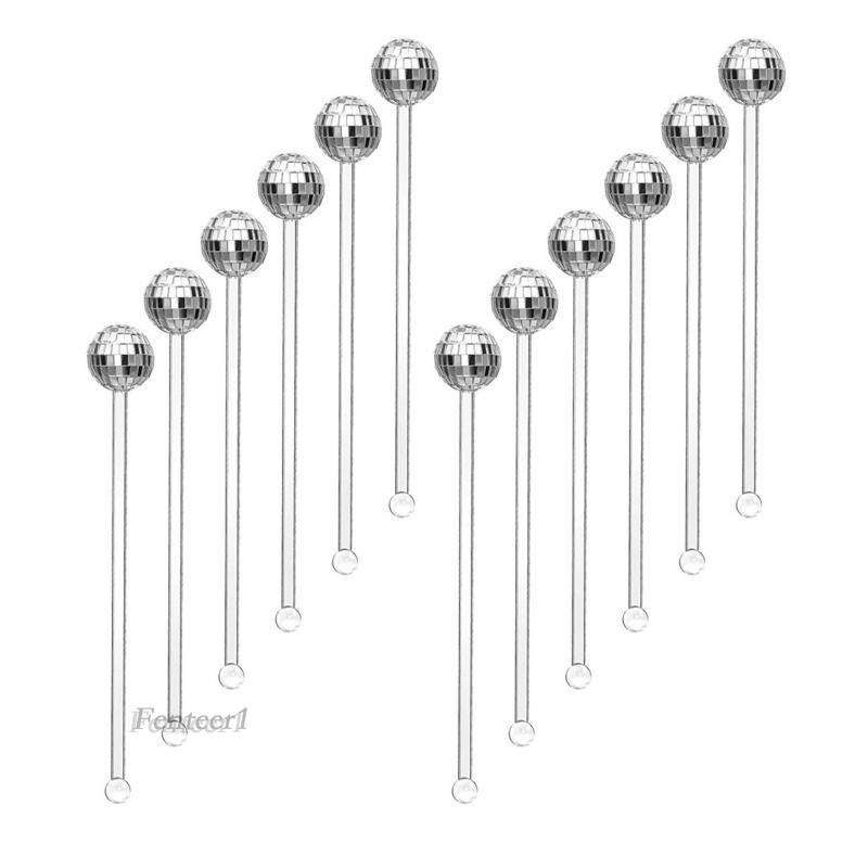 [Fenteer1] X Dụng Cụ Khuấy Cocktail Bằng Kim Tuyến Cho Tiệc Cưới / Quán Bar /