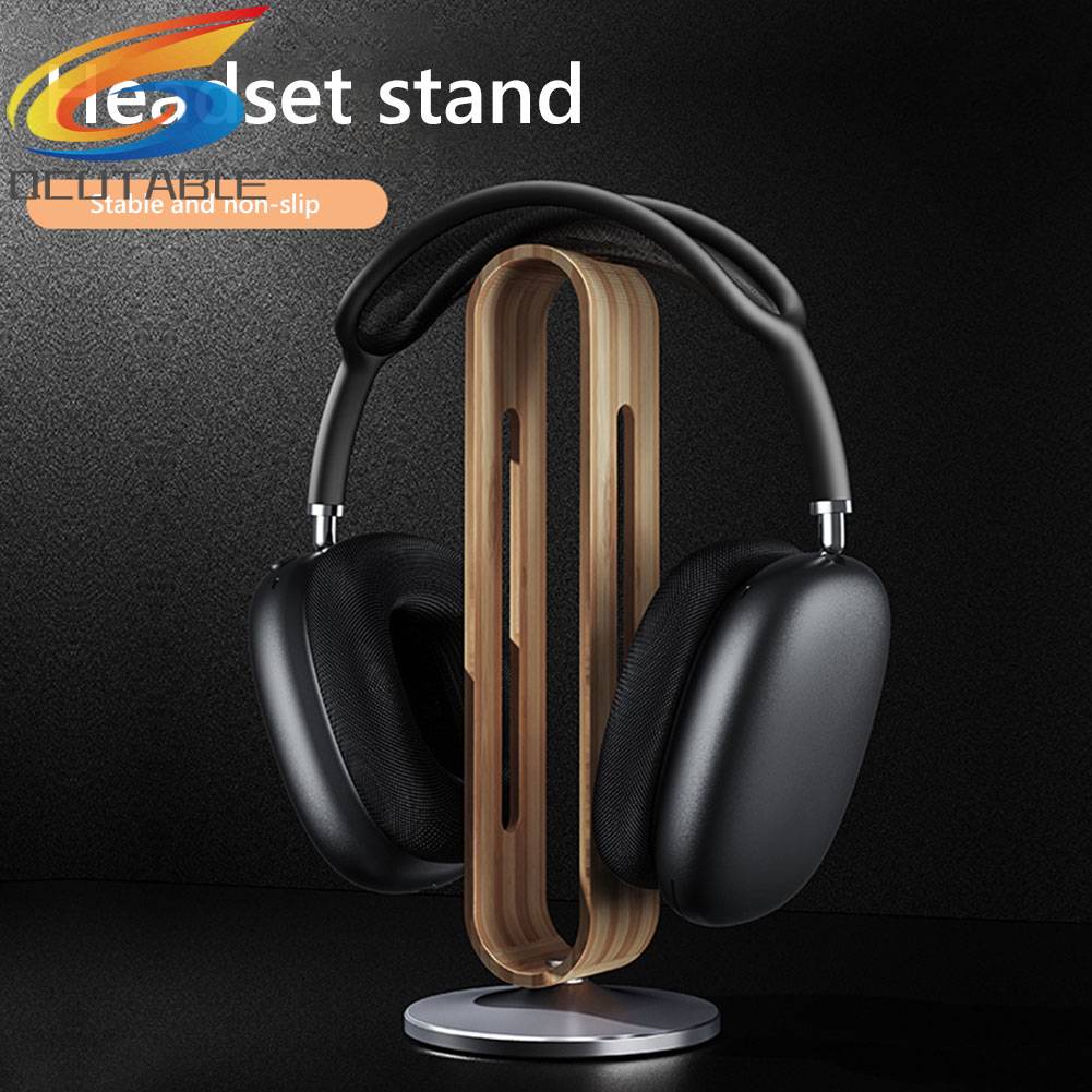 Giá Đỡ Tai Nghe Bằng Gỗ Tre Và Kim Loại Tiện Lợi