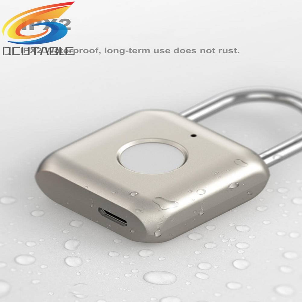 Ổ Khóa Cửa Vân Tay Thông Minh Sạc USB Không Cần Chìa Tiện Dụng